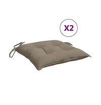 Pallet Cushions pcs Taupe 19.7"x19.7"x2.8" Oxford Fabric