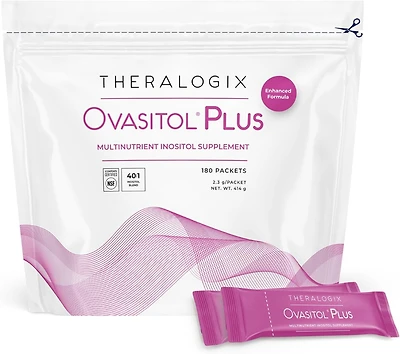 Theralogix Ovasitol Plus Metabolic Health Supplement - Myo-Inositol & D-Chiro Inositol+Chromium Picolinate+Alpha-lactalbumin & Vitamin D