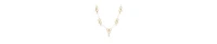 2028 Faux Cultivated Pearl Gold-Tone Circle Station Necklace