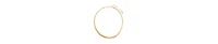 2028 Gold-Tone Textured Omega Collar Necklace