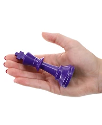 We Games Color Bright Plastic Staunton Tournament Chess Pieces with 3.75 in. King - Half Chess Set of Chess Pieces Only