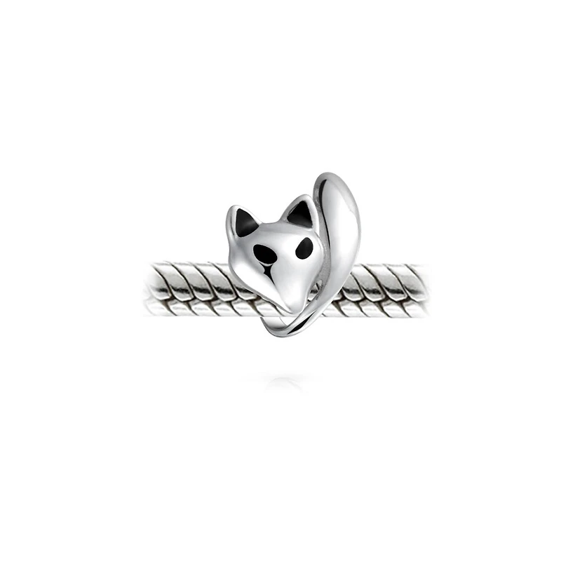 Bling Jewelry Foxy Lady Charm Bead Sterling Silver European Bracelet