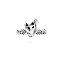 Bling Jewelry Foxy Lady Charm Bead Sterling Silver European Bracelet