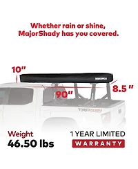 Yakima MajorShady 270 Lh Vehicle Roof Mounted Awning Rugged Vinyl Travel Cover
