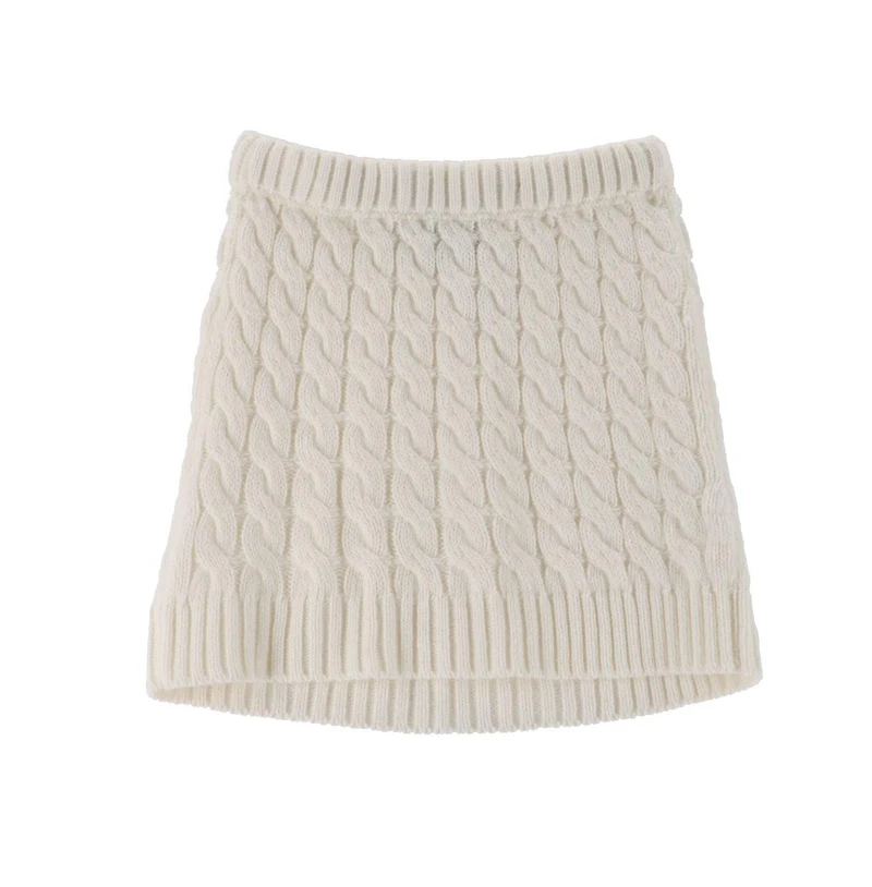 Blake White Tricot Skirt
