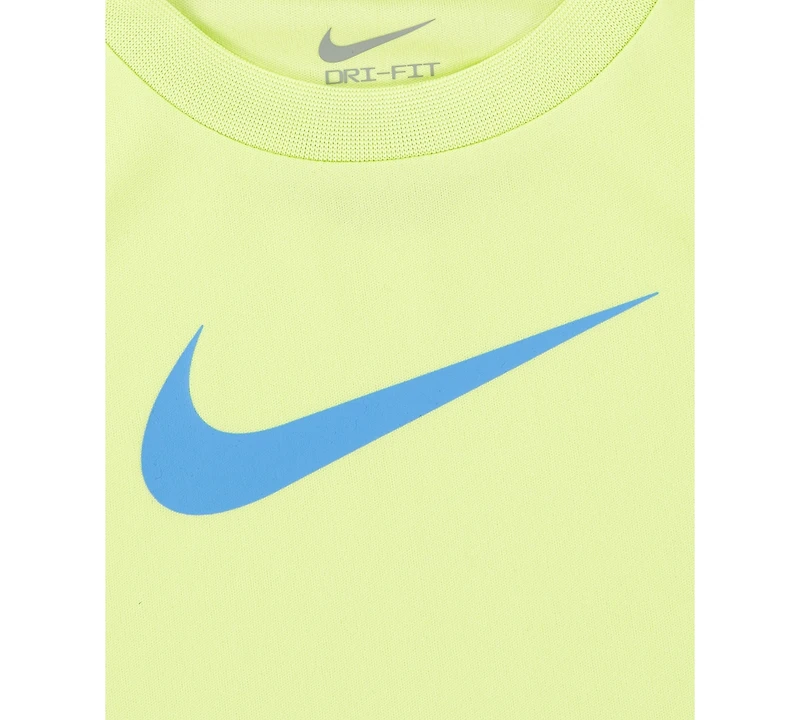 Nike Baby Short-Sleeve Swoosh T-Shirt & Shorts, 2 Piece Set
