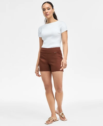 I.n.c. International Concepts Women's Mid Rise Pull-On Shorts, Exclusively at Macy's