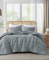 510 Design Porter Pleated 3-Pc. Comforter Set, California King