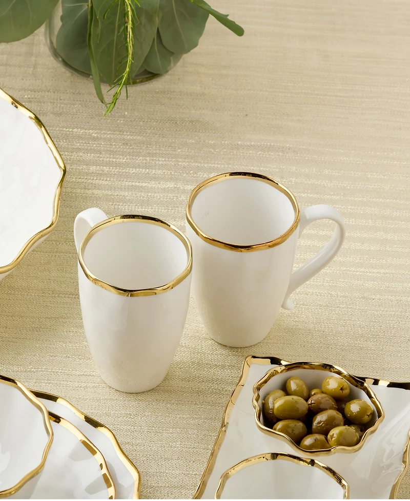 Certified International Regency Mugs, Set of 4