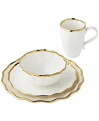 Certified International Regency 16-Piece Dinnerware Set, Service for 4