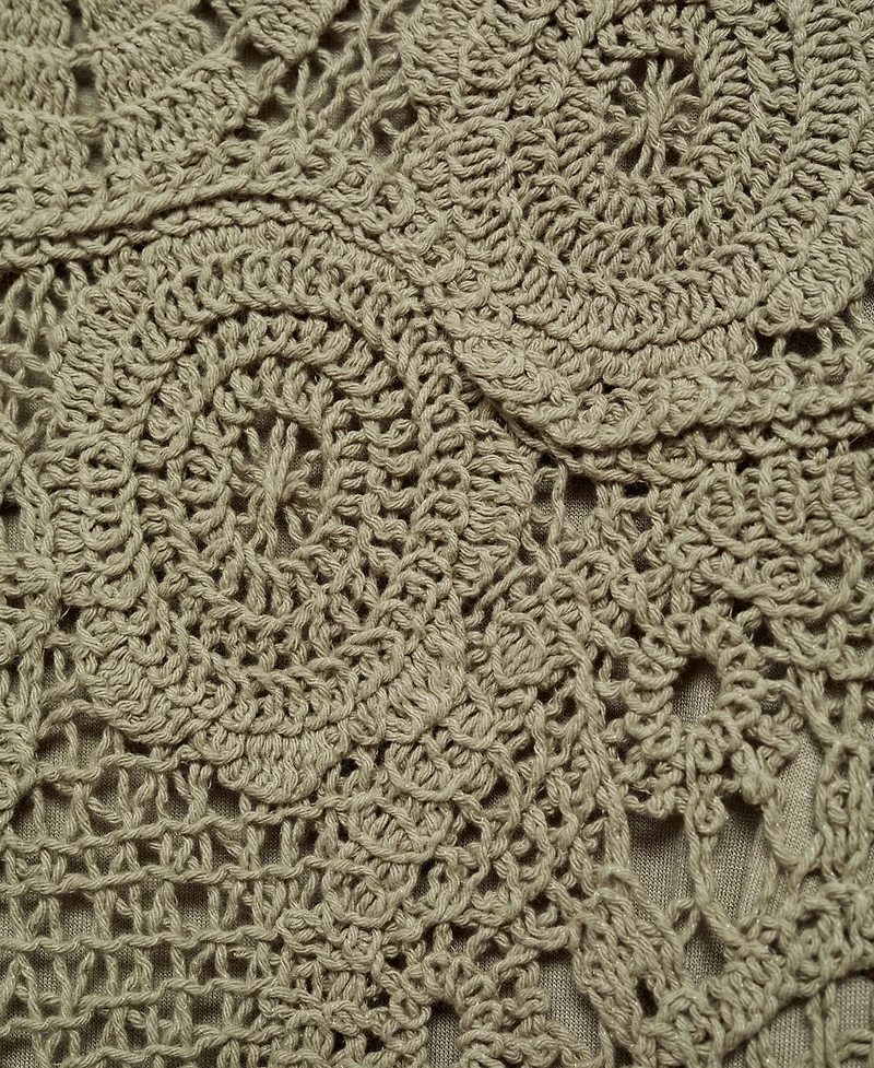 Mango Women's Crochet Knitted Dress
