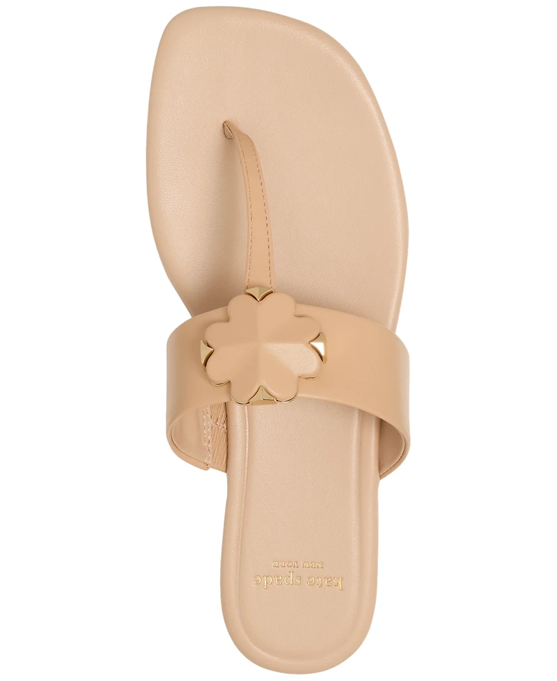 Kate Spade New York Women's Flower Thong Flat Sandals