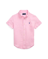 Polo Ralph Lauren Toddler and Little Boys Linen Short Sleeve Shirt