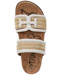 Sam Edelman Women's Rowan Emblem Slide Footbed Sandals