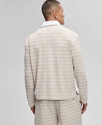 Mode of One Men's Horizontal-Stripe French Terry Polo, Exclusively at Macy's