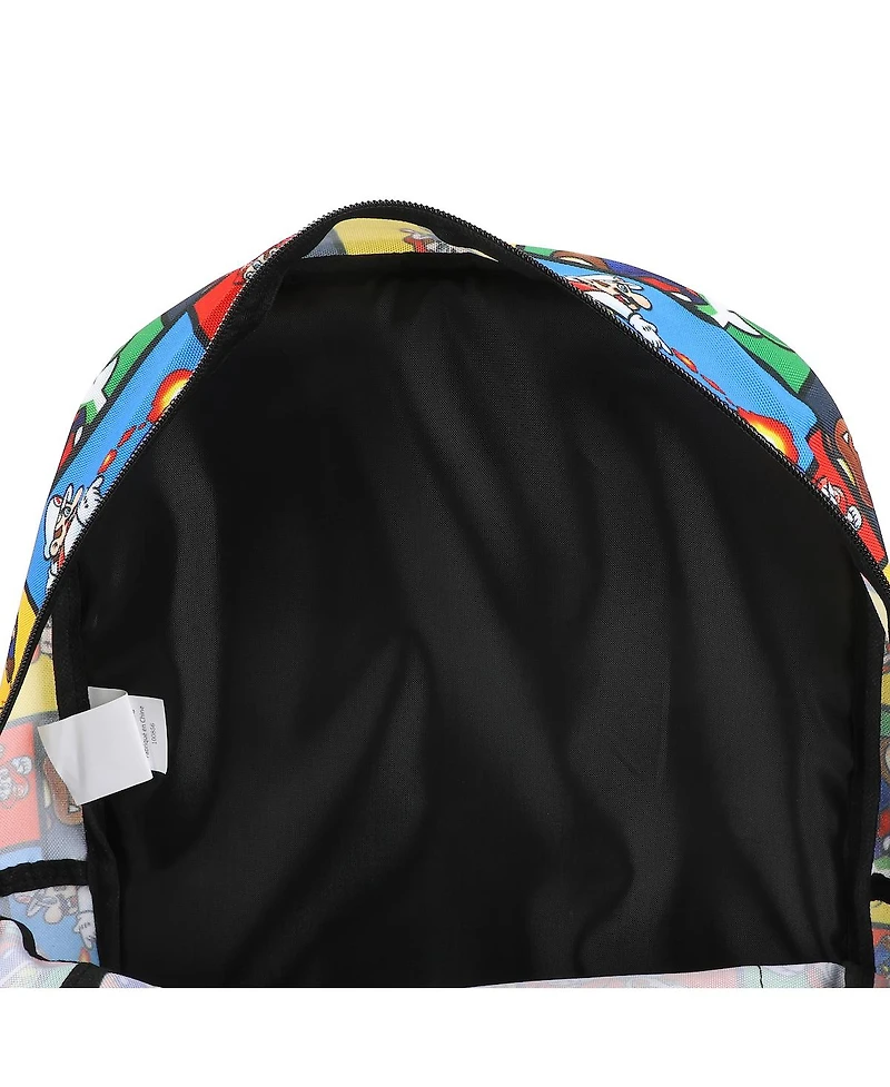 Super Mario Brothers All-Over Print 18” Backpack