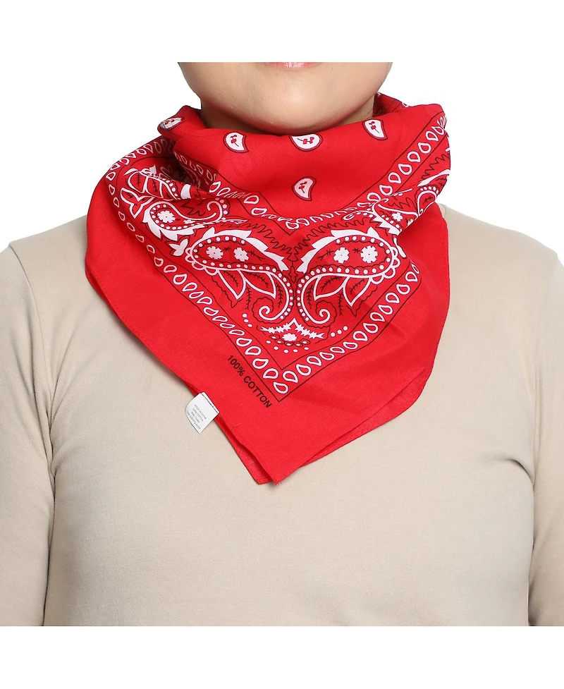 Bioworld Lightweight Multicolored 22"x22" 6-Pack Bandana Set