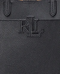 Lauren Ralph Lauren Pebbled Leather Small Cameryn Tote Bag