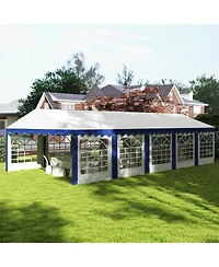 Outsunny 16.5' x 33' Party Tent Canopy with Removable Sidewalls,