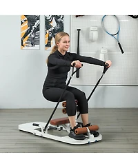 Soozier Sissy Squat Machine Hip Thrust Machine with Push Up Sd,