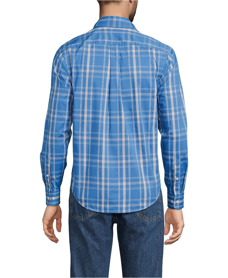 Lands' End Big & Tall Long Sleeve Travel Kit Shirt
