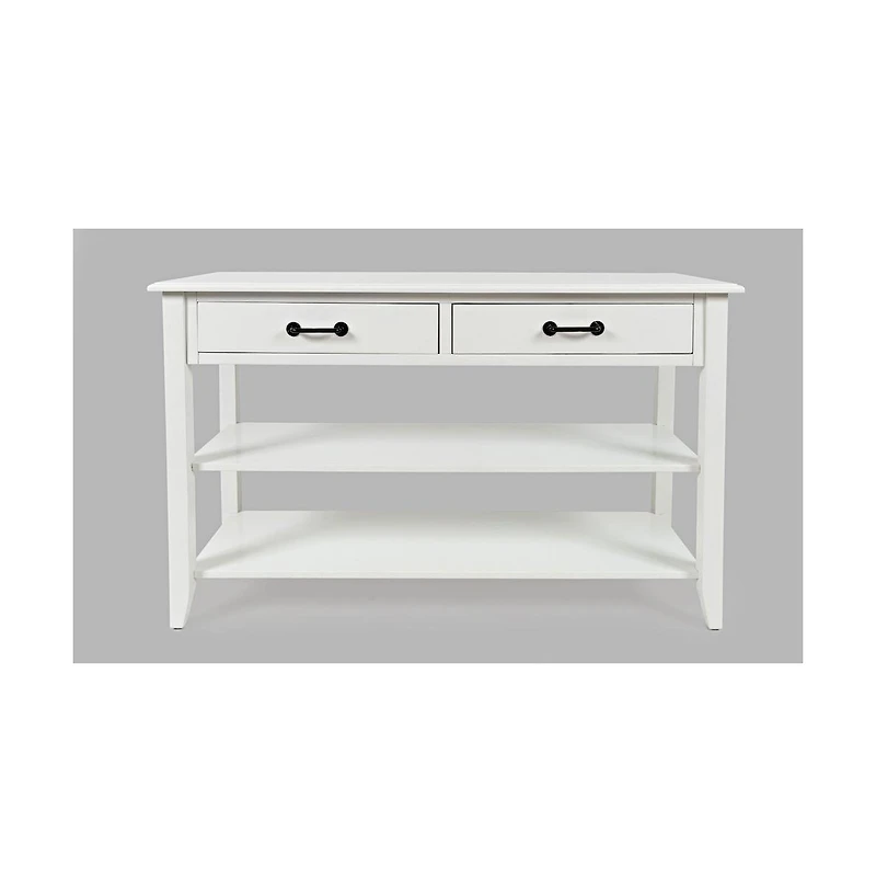North Fork Acacia 2 Drawer Sofa Table