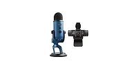 Blue Microphones Yeti Usb Microphone with C920S Pro Hd Webcam