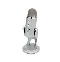 Blue Microphone Yeti Usb Mic (Silver) with Knox Gear Pop Filter and Usb Hub