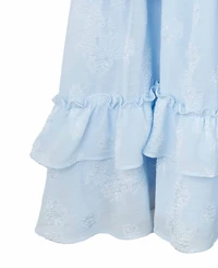 Rare Editions Little and Toddler Girls Floral Chiffon Dress