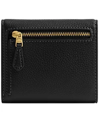 Coach Mila Small Leather Flap Wallet