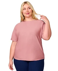 Melissa Paige Plus Button-Back Dolman-Sleeve Sweater, Exclusively at Macy's