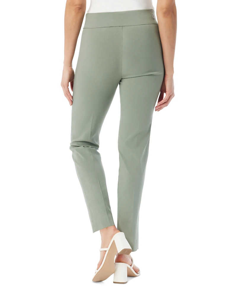Gloria Vanderbilt Women's Tummy-Control Pull-On Slim Trousers, in Regular, Short & Long