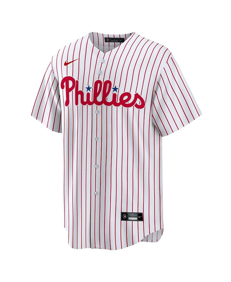 Men's Jt Realmuto White Philadelphia Phillies Home Replica Player Name Jersey