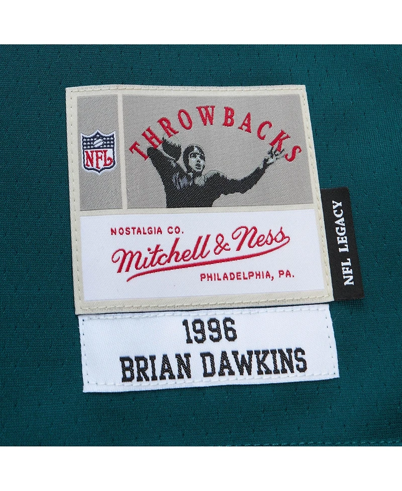 Men's Brian Dawkins Midnight Green Philadelphia Eagles 1996 Legacy Replica Jersey