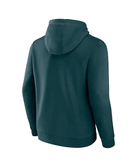 Fanatics Men's Midnight Green Philadelphia Eagles Primary Logo Fleece Pullover Hoodie