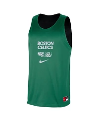 Nike Men's Kelly Green/Black Boston Celtics Courtside Reversible Mesh Practice Jersey