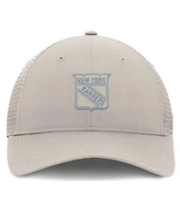Fanatics Women's Tan New York Rangers Authentic Pro Road Trucker Adjustable Hat