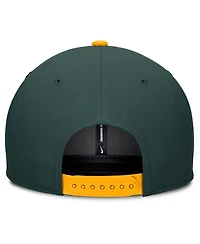 Nike Men's Green/Gold Athletics Pro Performance Snapback Hat
