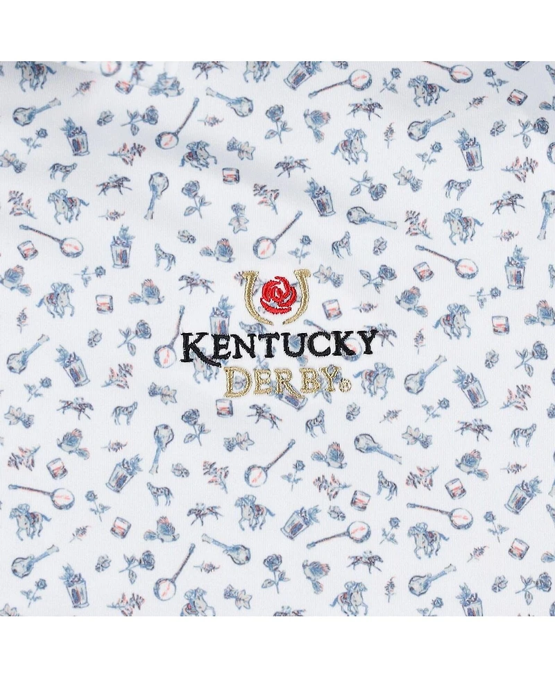 Puma Men's White Kentucky Derby 150th Kentucky Derby Mattr Superfecta Polo Shirt