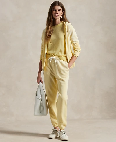 Polo Ralph Lauren Women's Lightweight Fleece Athletic Sweatpants