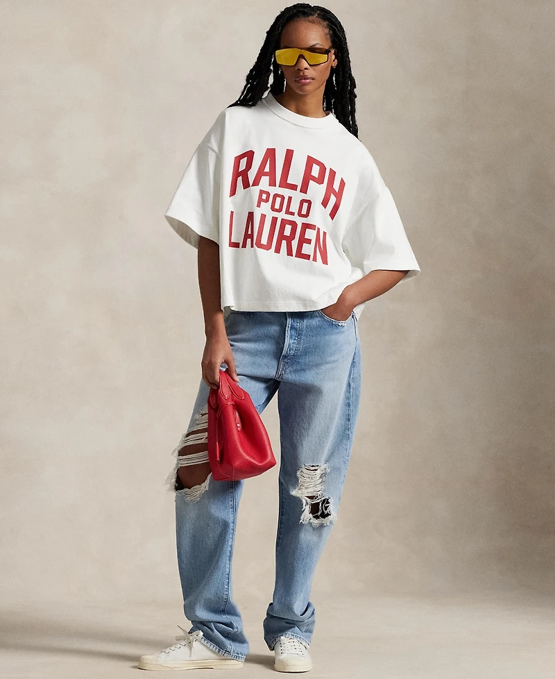 Polo Ralph Lauren Women's Logo Cotton Jersey Tee