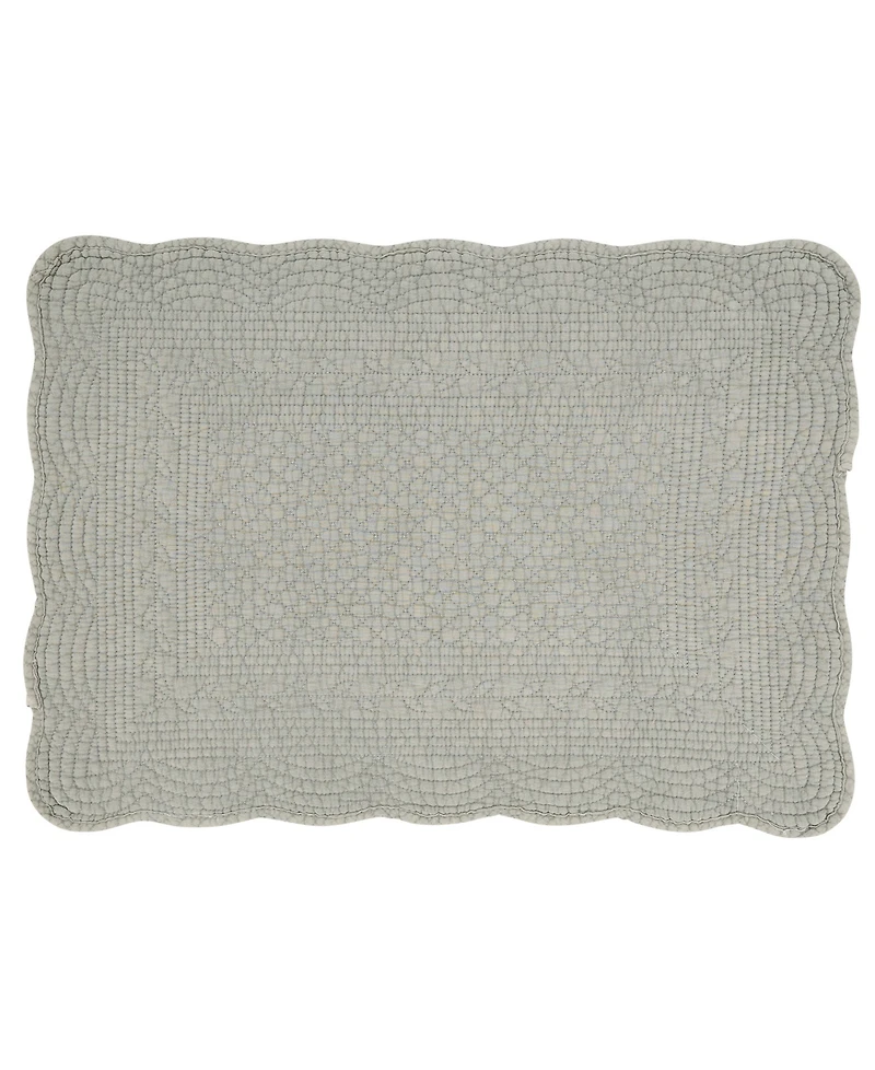 Saro Lifestyle Charming Quilted Placemat, Set of 4