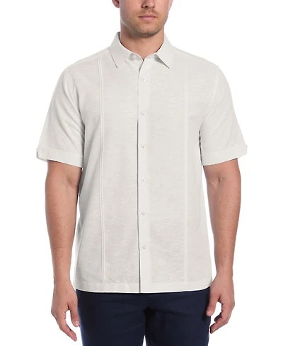 Cubavera Men's Classic-Fit Linen Blend Short Sleeve Button-Front Shirt
