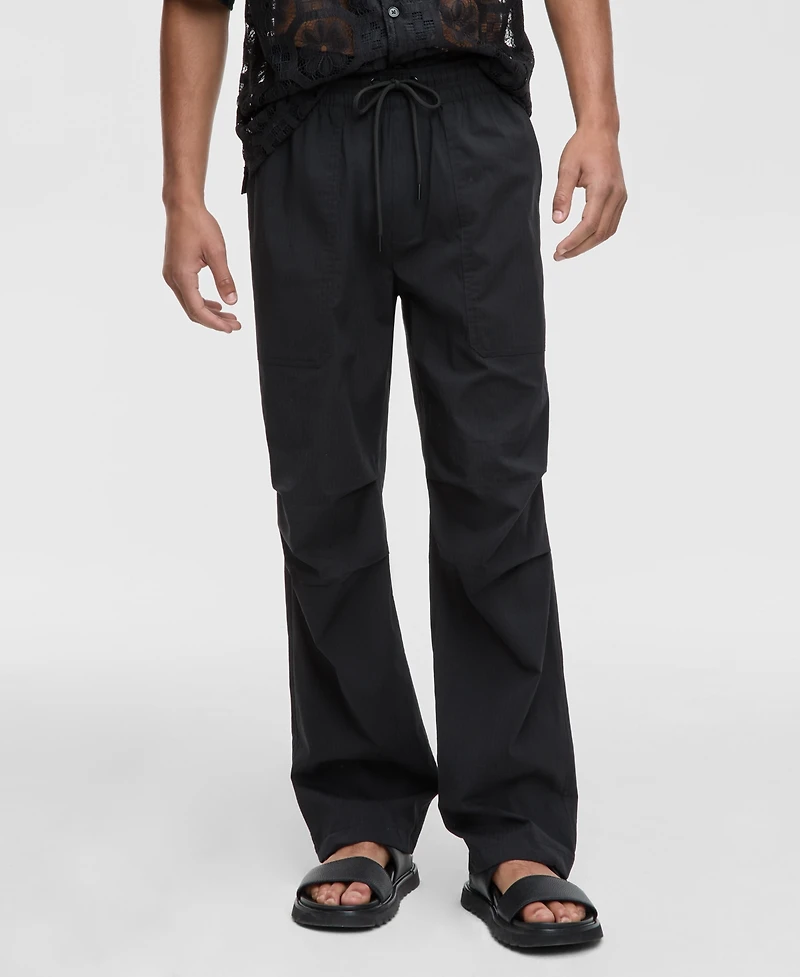 Mode of One Men's Regular-Fit Stretch Ripstop Parachute Pants, Exclusively at Macy's