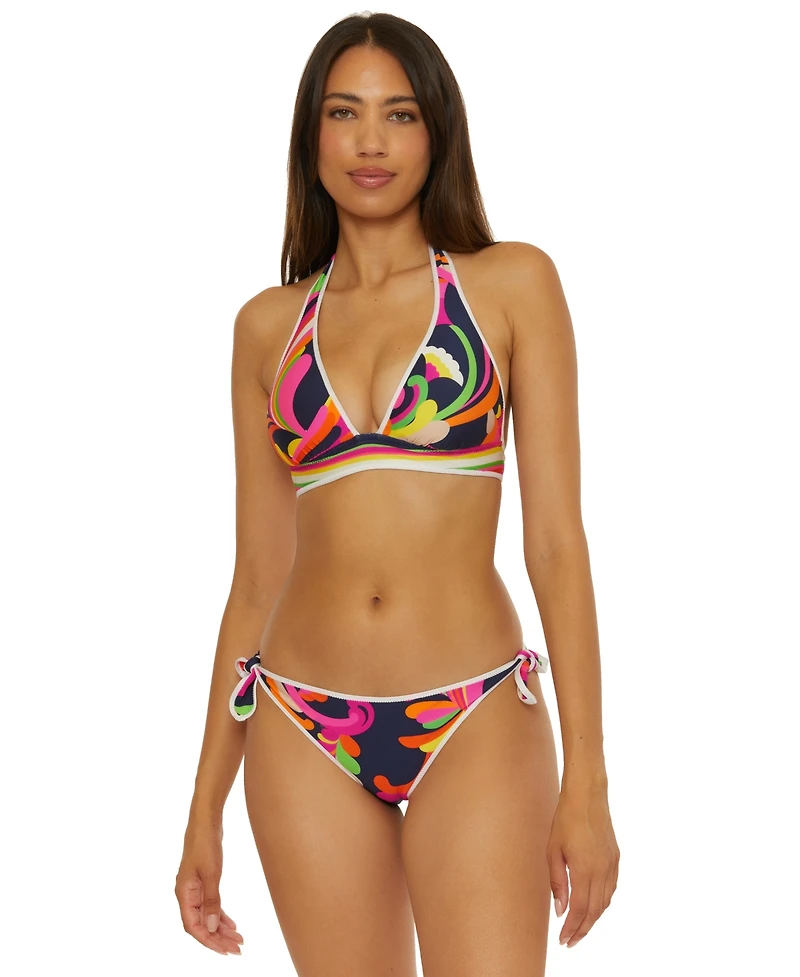 Trina Turk Women's Reversible Halter Bikini Top