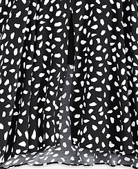 On 34th Women's Printed Slit Midi Skirt