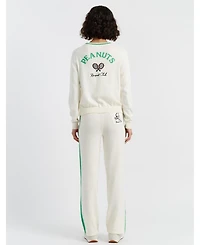 Chinti & Parker Women's Cotton Peanuts Racquet Club Cardigan