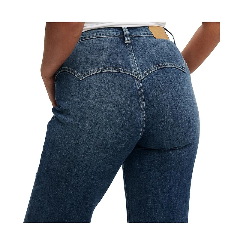 Cotton On Women's Curvy Stretch Wide Jean