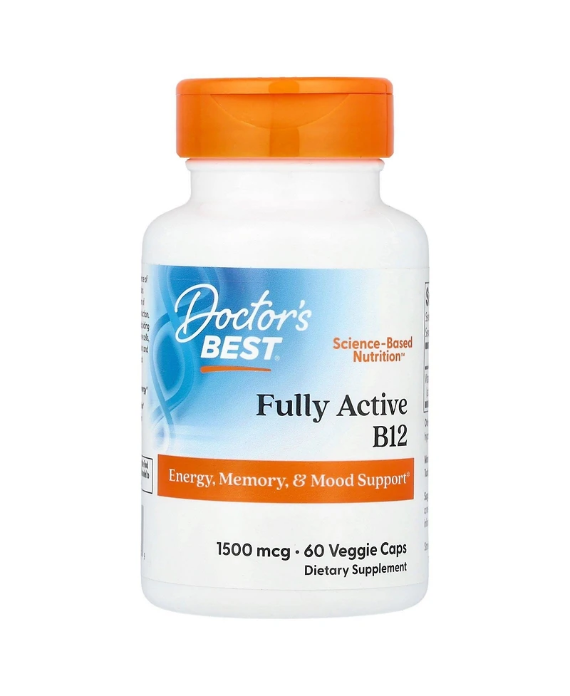 Doctor's Best Fully Active B12 1 500 mcg