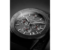 Vincero Men's Rogue Chronograph Watch in Gunmetal with Red Accents & Silicone Strap